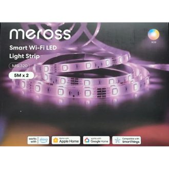   Meross Smart Wi-Fi LED Light Strip RGB 2x5m, MSL320HK - Okos RGB LED szalag, 10m (2x5m