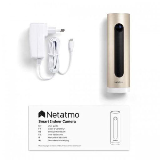 Netatmo Smart Indoor Camera-biztonsági kamera,beépített mesterséges intelligenciával