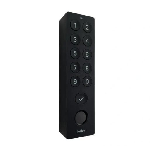 tedee Keypad PRO Black-Prémium vezeték nélküli numerikus klaviatúra (fekete)