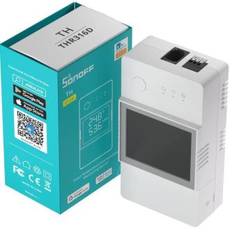   SONOFF THR316D TH Elite Wi-Fi Smart Temperature and Humidity Monitoring Switch-LCD (Valós idejű hőm/pára és állapotjelzés)
