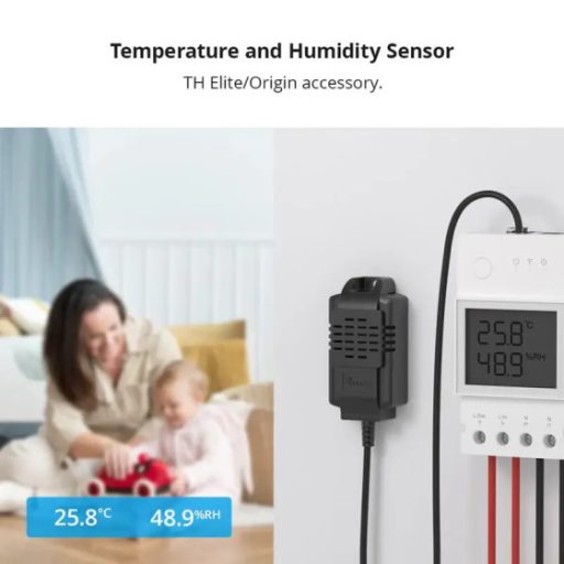 SONOFF THS01 Temperature and Humidity Sensor with RJ9 4P4C Connector– Precíziós digitális hőmérséklet- és páratartalom-szenzor