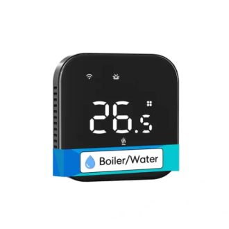   Meross Matter Smart Wi-Fi Thermostat for Boiler/Water Heating System, MTS215BMA, Black (EU version)