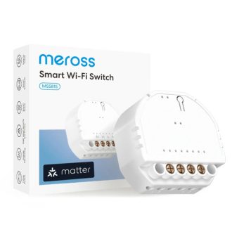   Meross Smart Wi-Fi In-Wall Switch with Energy Monitor, MSS815MA -  Süllyeszthető okos modul fogyasztásmérővel 