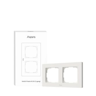   Aqara Switch Frame H2,  EU dupla sorolókeret (FE-X01D), fehér
