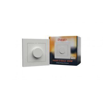   HEATIT Z-Dim2 250W, rotary dimmer- fényerő szabályzó(forgatható gombos)