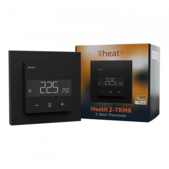   HEATIT Z-TRM6 - Black matt-Vezeték nélküli okos termosztát