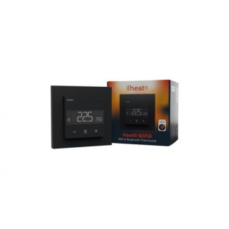   HEATIT WiFi6 Thermostat  Black matt-Matt fekete(Wifis) okostermosztát