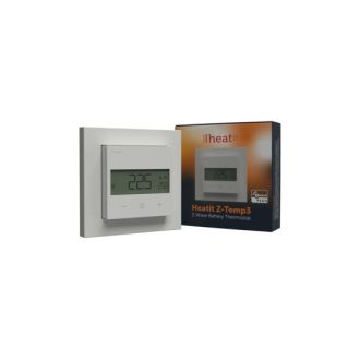   HEATIT Z-Temp3 - White (RAL 9003)-Vezeték nélküli termosztát (Fehér)