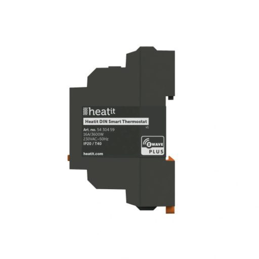 Smart Thermostat for DIN-Rail 3600W/16A-din sínre szerelhető  intelligens fűtésvezérlő(termosztát)fekete szín